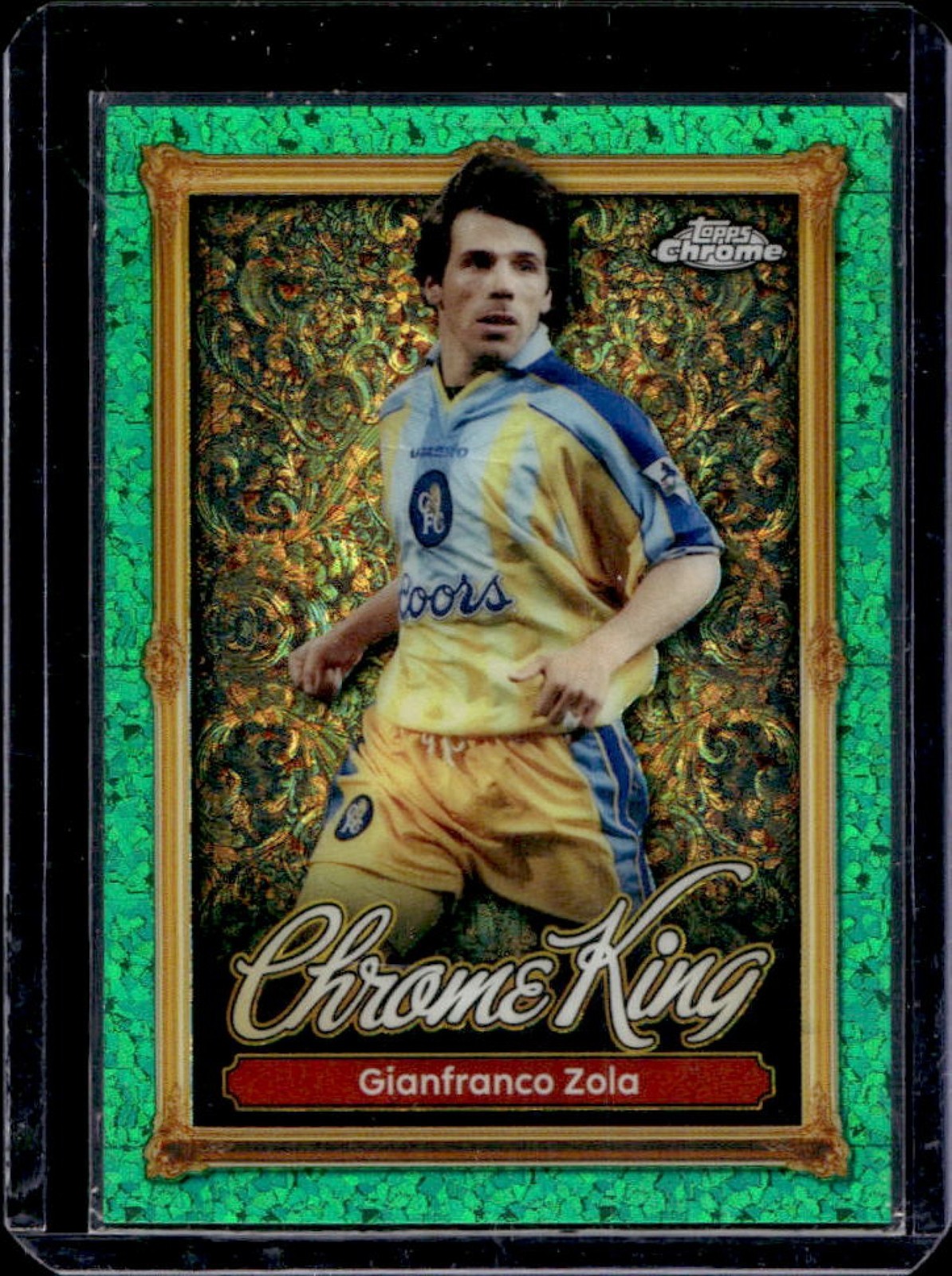 topps 2025 Zola 直筆サイン入りカード Gianfranco Zola 2025 Topps Premier League #CKA-GZ Chrome King
