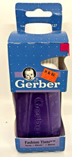 VTG Vintage 1996 Gerber Baby Bottle Fashion Tints Plastic Nurser rare purple