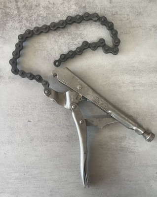 Vise Grip 20R Chain Clamp Locking Pliers Petersen USA Pipe Wrench Tool