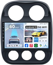10" Wireless Carplay and Android Auto Stereo for Jeep Patriot and Compass