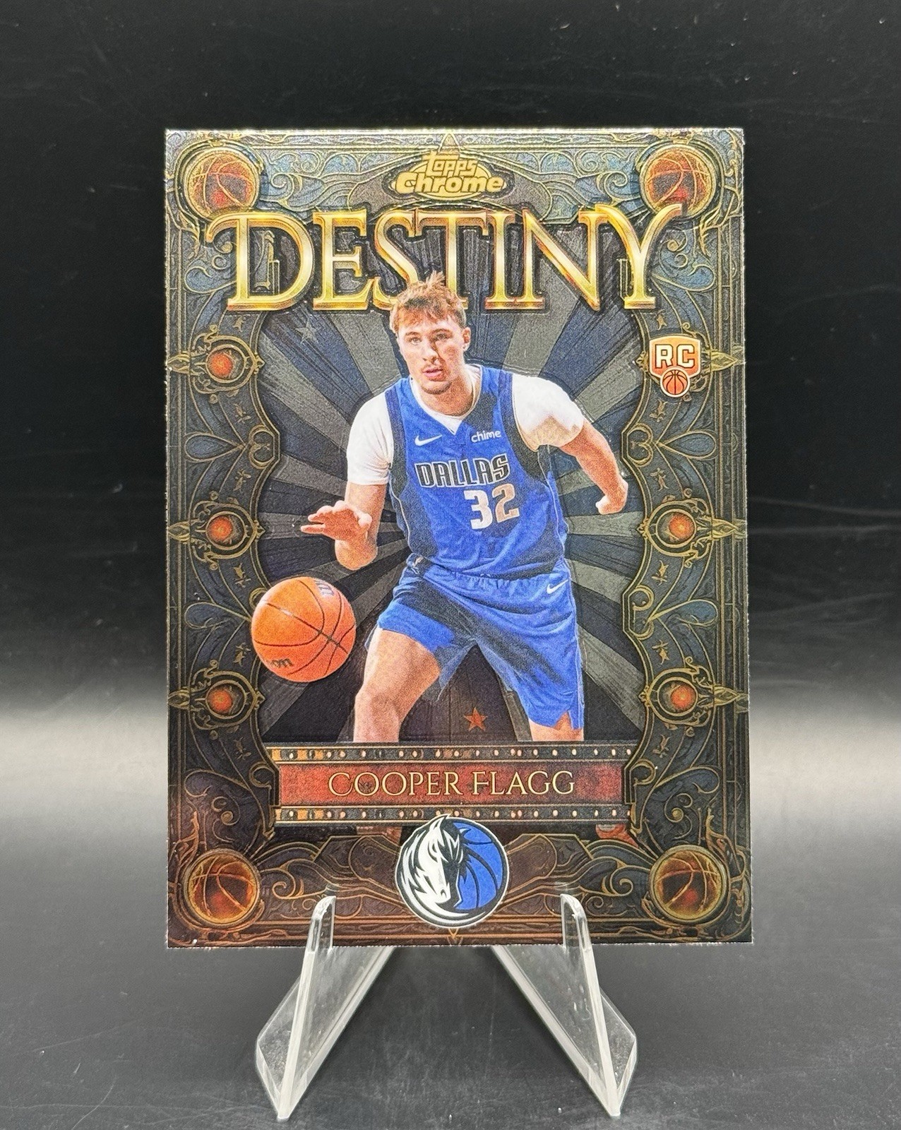 2025-26 Topps Chrome Cooper Flagg RC Rookie Card Base Destiny Insert