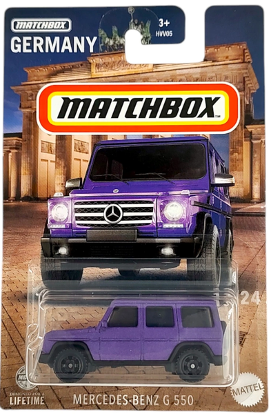 Matchbox 2024 -Mercedes Benz G 550 - Best Of Europe - Germany - Neu Ovp-image