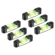 6Pcs Wooden Camera Bubble Level Three Line Mini Magnetic Spirit Bubble Levels