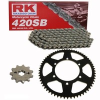 Kettensatz Peugeot XR6 50 01-06 Kette RK 420 126 Offen 12/52