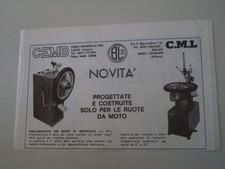 advertising Pubblicità 1977 CEMB MANDELLO DEL LARIO/CML LEGNANO