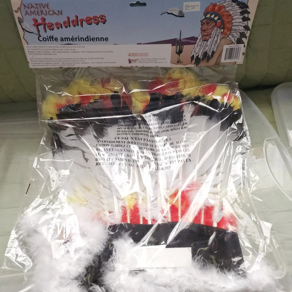 NATIVE AMERICAN INDIAN HEADRESS - Image 2 of 4