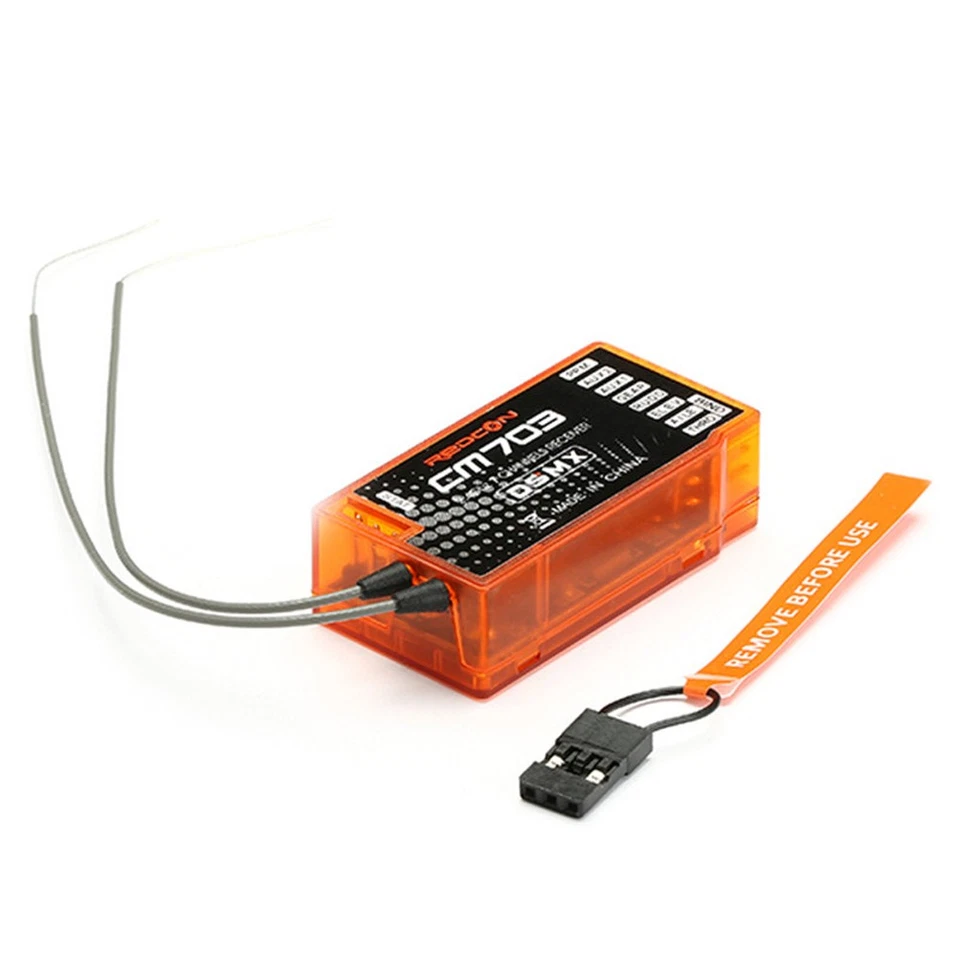 24G 7 Channels RC REDCON CM703 2.4G 7CH Receiver With PPM Output for DSM2 DSMX a - Image 2 of 4