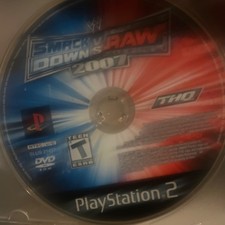 WWE SmackDown vs. Raw 2007 PS2 Disc Only NTSC-U/C T-Teen THQ 2006