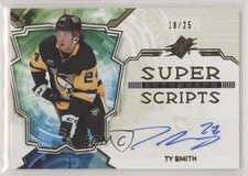 2022-23 SPx Superscripts Gold 18/25 Ty Smith #SS-TS Auto 0r35