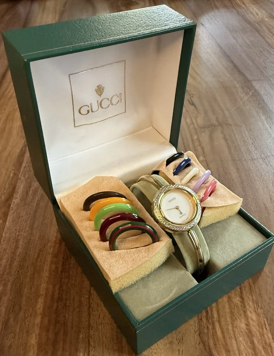グッチ110ブレスウォッチ Gucci 1100 Round Bangle Wristwatches for sale | eBay