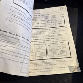 SEGA Saturn Model 2 System Console Official Authentic OEM Instruction Manual 