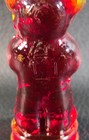 Boyd's Crystal Art Glass ANDY THE BEAR #13 CHERRY RED 9-14-01 Glows NOS — photo 8