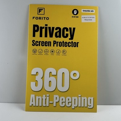 Forito 360 Degree Anti-Peeping Privacy Screen For Mac Air 13.6'' 2022-2025