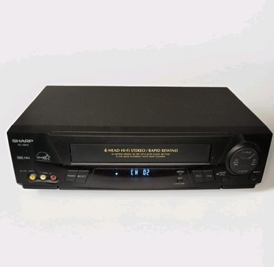 Sharp VC-H812U 4 Head Hi-Fi Stereo VHS Video Cassette Recorder WORKS No Remote