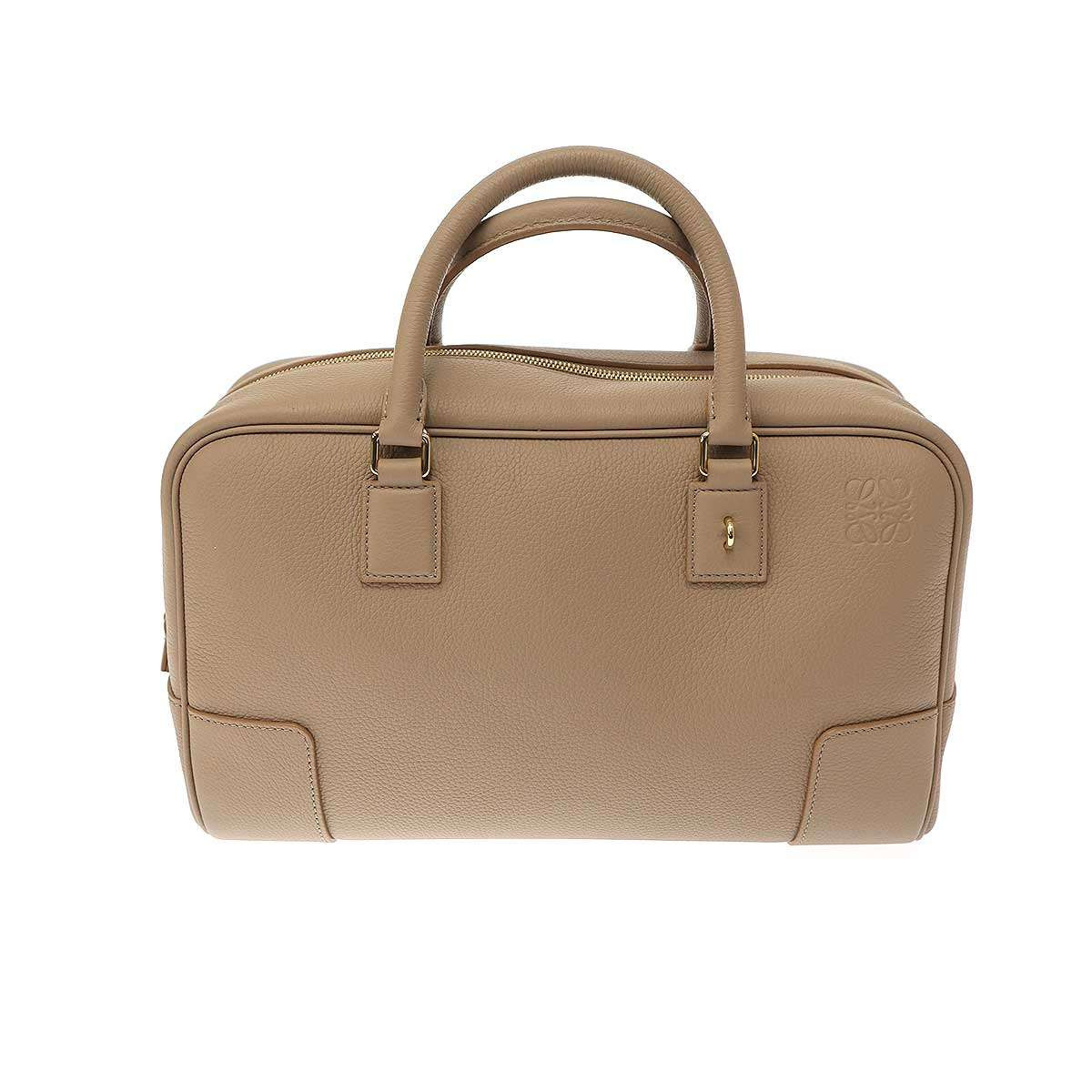 Loewe Amazona 28 Bag Beige Soft Grain Calf A039N08X08 Used Loewe Amazona 28 Bag Beige Soft Grain Calf A039N08X08 Used