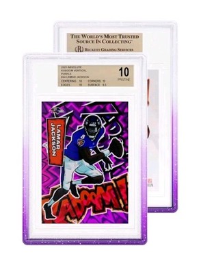 GradedGuard BGS Graded Card Case Guard Protector GRAPE BGS Limited Edition