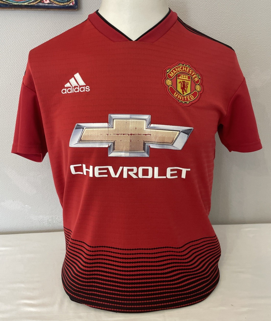 Manchester United Home Shirt 2018 Small Original Adidas Red Adults Man Utd Top
