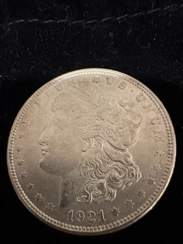1921 morgan silver dollar AU+