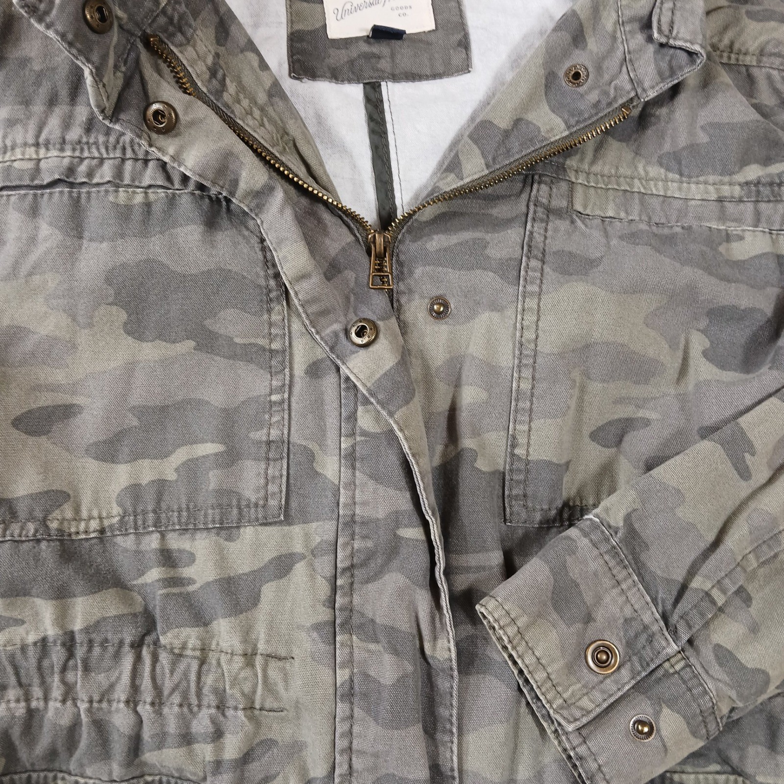 Universal Thread Utility Jacket Womens S Gray Cam… - image 3