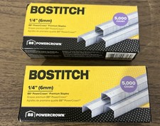 Bostitch B8 PowerCrown Premium Staples 1/4" Leg Length 5000/Box STCRP211514 2 