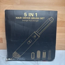 Hair Dryer Styler Brush Set Multi-Functional 5-in-1 (1000W HVT-618) Open Box