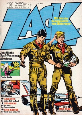ZACK  Comicheft  Nr. 12/1973 Koralle Verlag