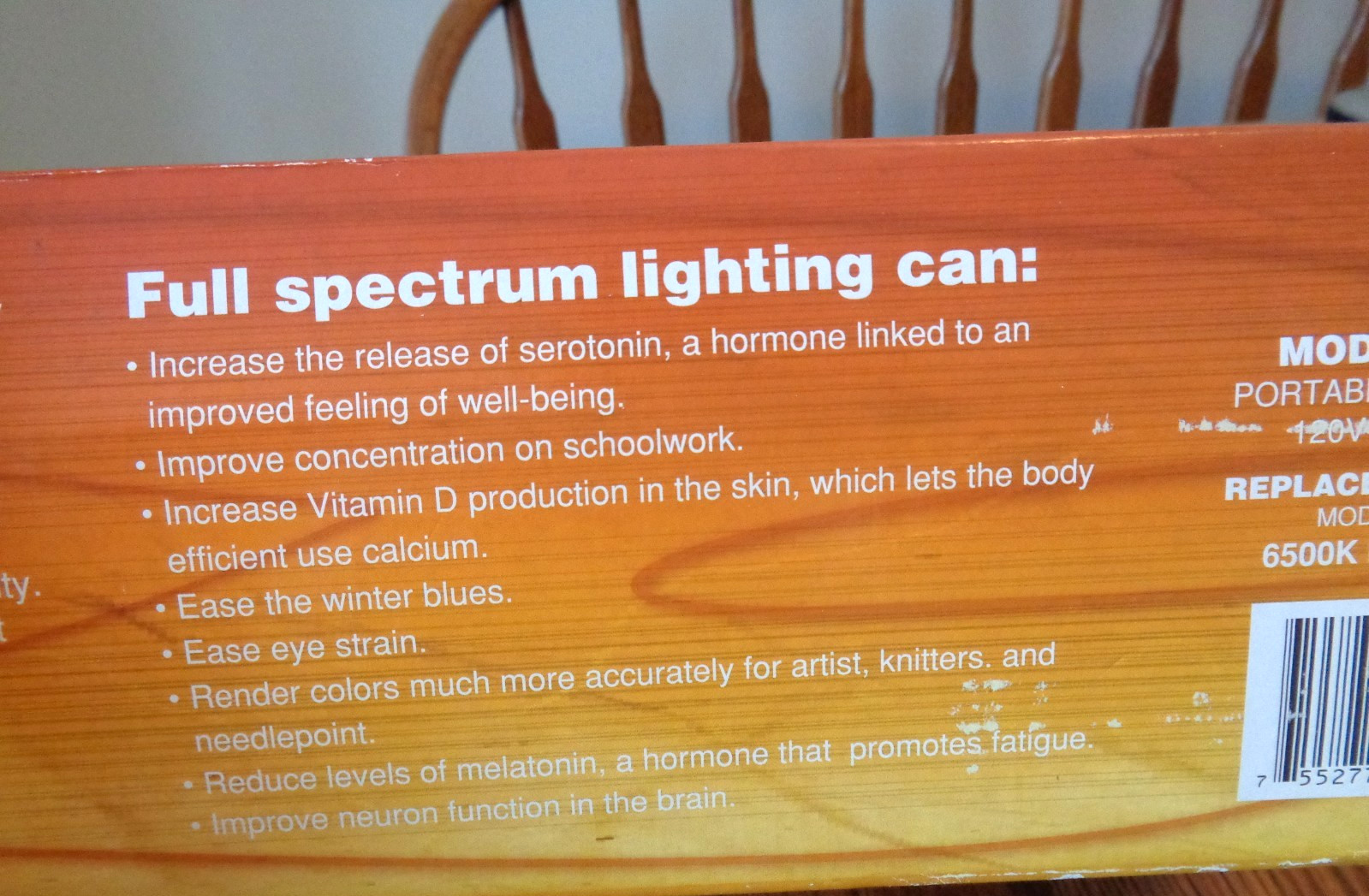 LIGHTS OF AMERICA Fluorex Technology SUN LIGHT Desk Lamp ~ Model No. 1137 ~ NEW!