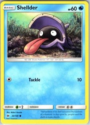 Shellder 33/149 Sun & Moon Base Set Common