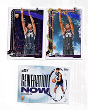 Ace Bailey 2025-26 TOPPS ROOKIE LOT #205 Base Legacy + Holiday + Generation Now