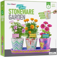 Dan Darci Paint  Plant Stoneware Flower Growing Kit for Kids
