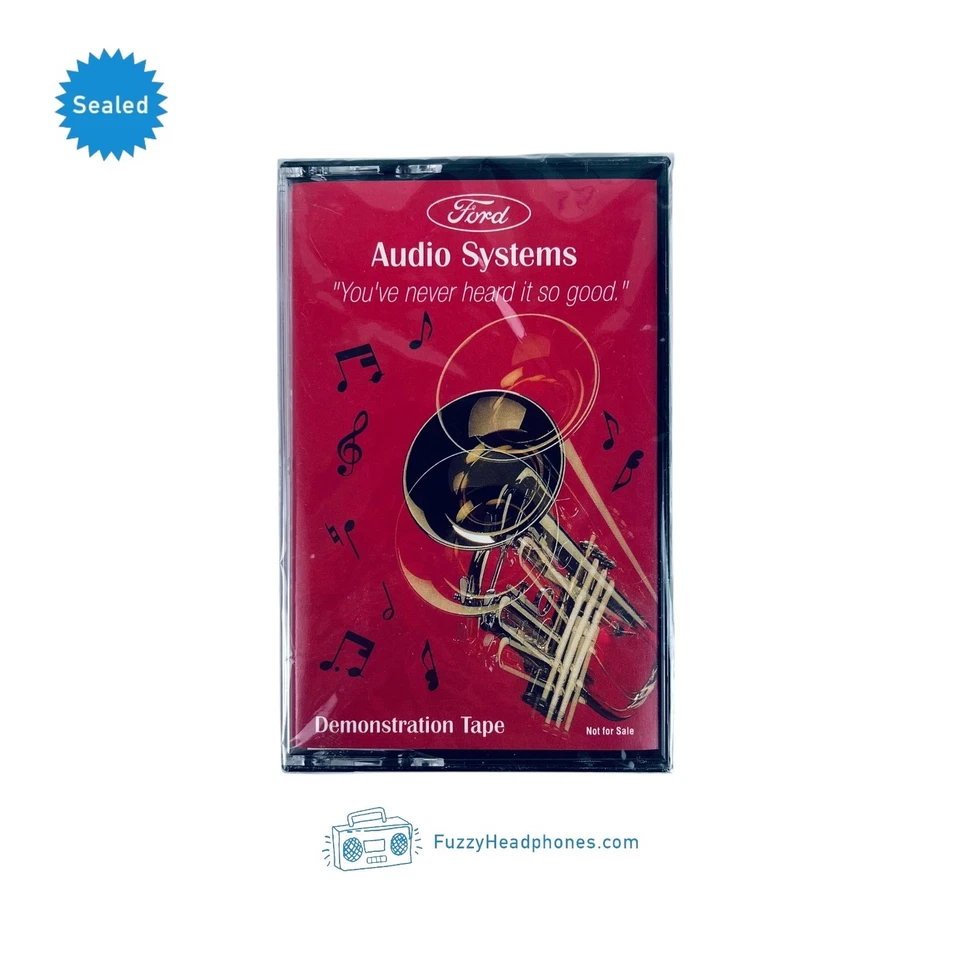 (2) Ford Audio Systems Demonstration Tape Cassette Tapes: Black & Red SEALED - Image 2 of 4