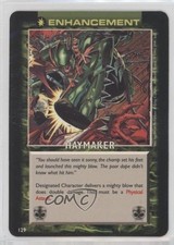 1995 Spawn - Power Cardz Trading Card Game Enhancement Haymaker #129