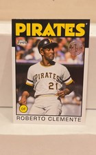 2021 Topps - 1986 Topps Baseball 35th Anniversary Roberto Clemente #86B-61 