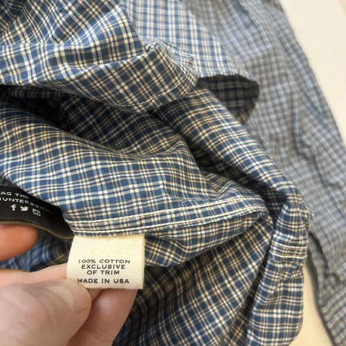 Ball & Buck The Hunters Shirt Mens Small Plaid USA Congressional Sportsmen’s - Picture 9 of 10