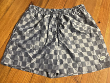 Nike Club Flow Checkers Shorts Navy Blue FN3098-410 Men’s Size Large-Tall NWT