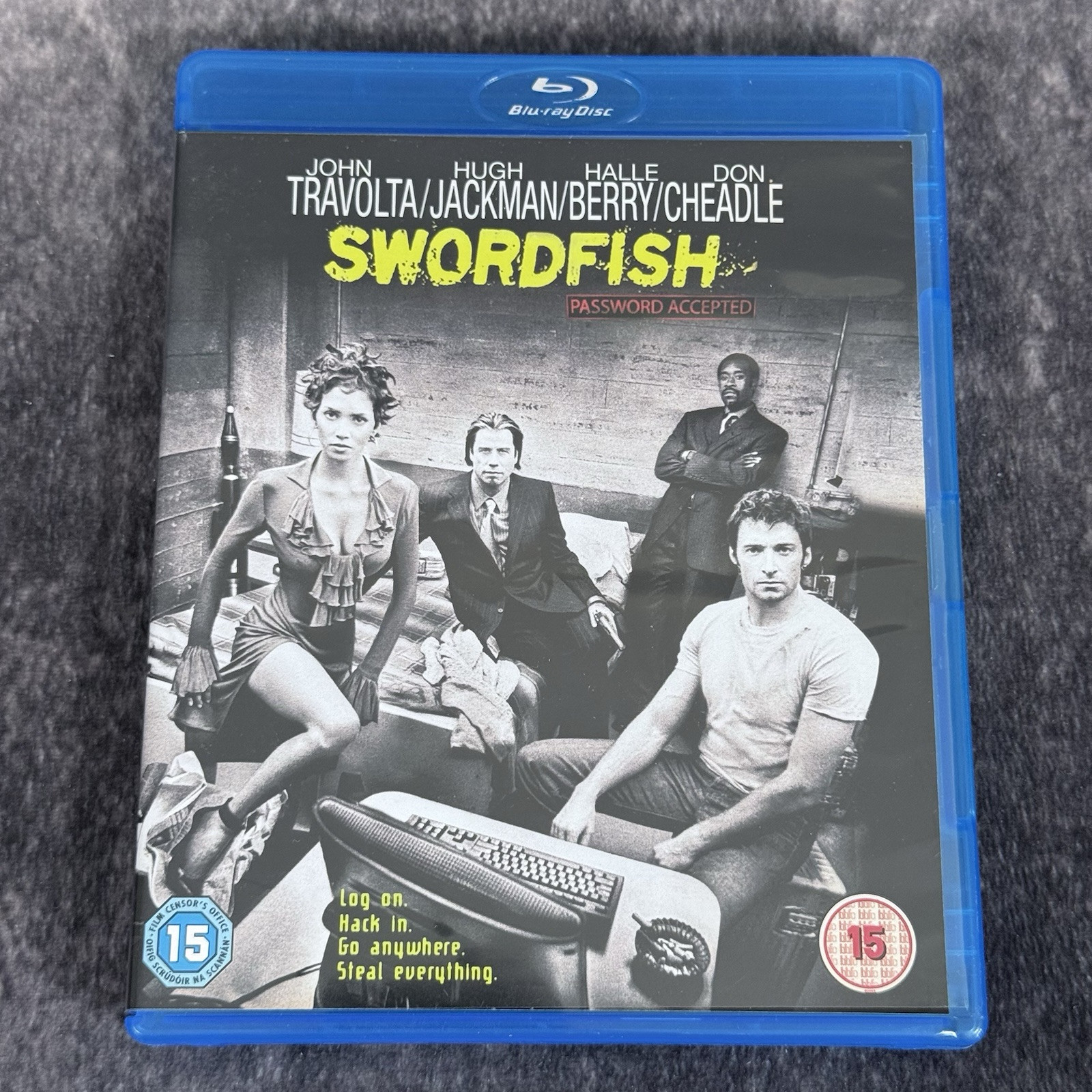 Swordfish Blu-ray - 2001 Action Thriller John Travolta Hugh Jackman