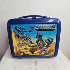 Masters of the Universe 1983 Vtg  Plastic Lunchbox No Thermos Aladdin MOTU
