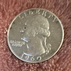 1960 Washington Quarter Silver 25C Business Strike US Coin