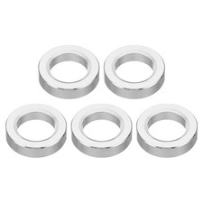 M10 Round Aluminum Spacer,5Pcs Metal Spacer Aluminum 10.2mm ID x 16mm OD x 4mm L