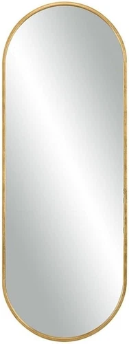 Elegant Gold Leaf Tall Mirror - 60" x 22" -  Varina Design - Picture 1 of 3