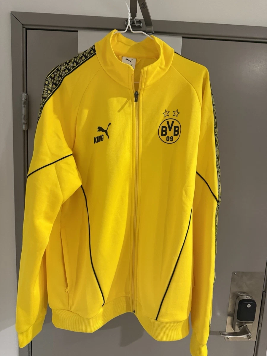 Borussia Dortmund BVB Badjas 100% Katoen - Zwarte Heren Badjas Met Logo