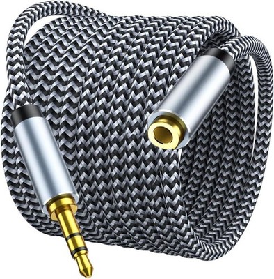 Headphone Extension Cable 10ft - 3.5mm Extension Cable Nylon Braided Aux Cord...