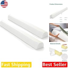 New Toddler Bed Bumpers 2pk Queen King Memory Foam Safety Guard Easy Install