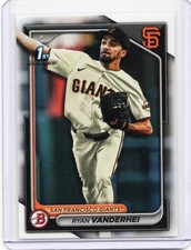Ryan Vanderhei 1st Prospect Rookie 2024 Bowman Card #BP-15 San Francisco Giants