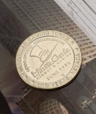 1996 Monte Carlo Grand Opening Commemorative $1 Token Casino Coin - 315b
