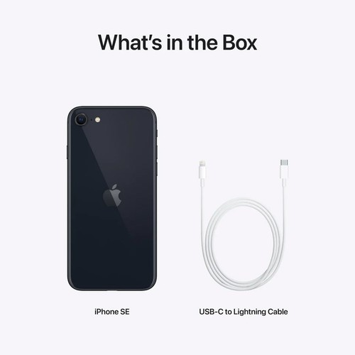 Apple iPhone SE (3rd Gen) 5G 128GB - Midnight - 第 4/4 張圖片