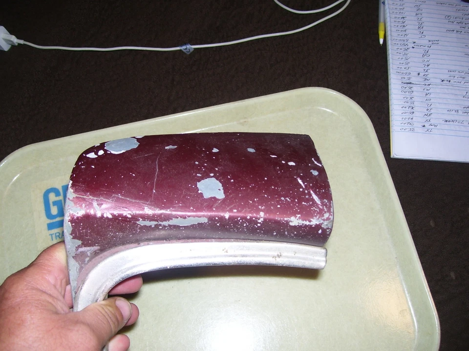 Chevrolet Chevy Nova 1973 1974 extensión de guardabarros del lado izquierdo del conductor 6274311 Foto 3 de 4