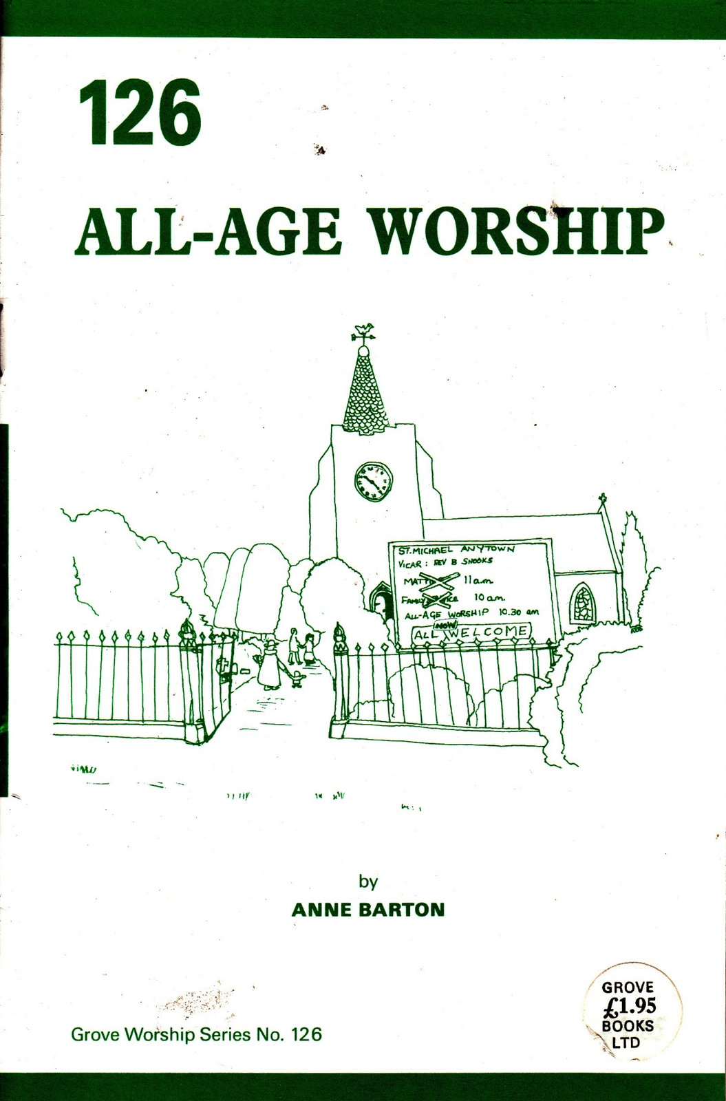 All-age Worship - Anne Burton - Grove Books - Acceptable - Paperback