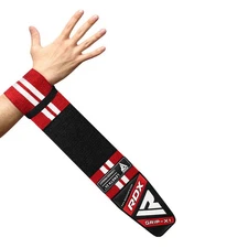 RDX Weight Lifting Wrist Wraps - Elastic Support for Gym, Powerlifting, Training