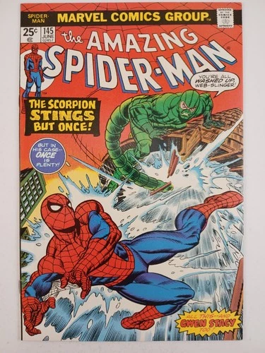 The Amazing Spider-Man #145 NM- 9.2 (Marvel 1975) Gwen Stacy clone appearance